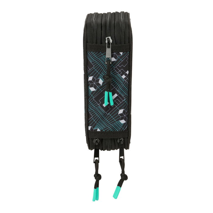 Safta Plumier Minecraft Screen Triple Cremallera 37 Piezas