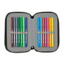 Safta Plumier Minecraft Screen Triple Cremallera 37 Piezas