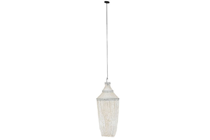 DKD Home Decor Lámpara de Techo con Conchas Hecha a Mano