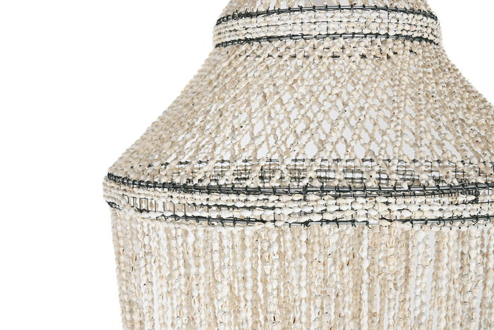DKD Home Decor Lámpara de Techo con Conchas Hecha a Mano