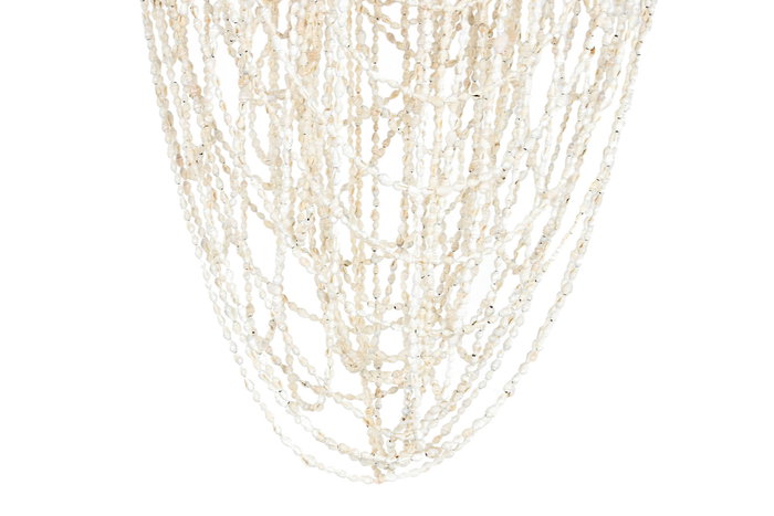 DKD Home Decor Lámpara de Techo con Conchas Hecha a Mano