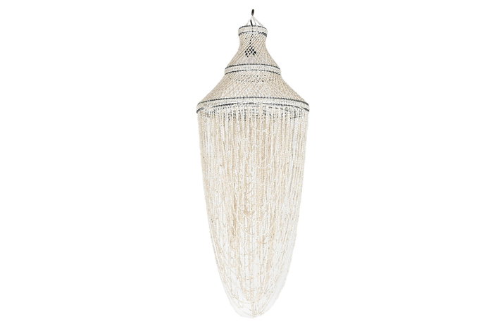 DKD Home Decor Lámpara de Techo con Conchas Hecha a Mano