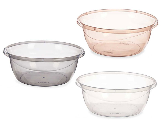 Arte Regal Multiuso Plástico Transparente 4,5L Surtidos 28x28x11cm (Set de 50)