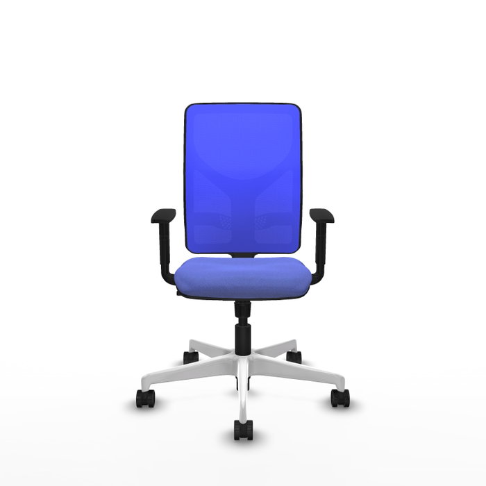 PIQUERAS Y CRESPO Silla de oficina Motilla con mecanismo Sincro, Azul