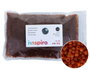 Innspiro Rocalla de Vidrio Redonda Glaseado Marrón 2,3mm 500g