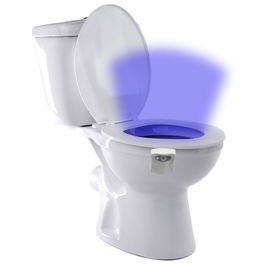 Mister Gadget Luz WC Detector Movimiento 8 Colores Seleccionables Universal