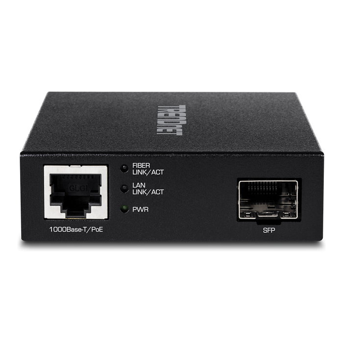 TRENDnet TFC-PGSFP Convertidor de Medios Gigabit PoE SFP