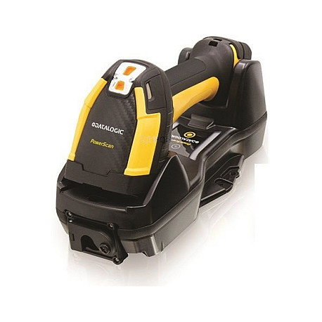 Datalogic PM9600-SR433RBK10 Lector de códigos de barras portátil 1D/2D Negro/Amarillo