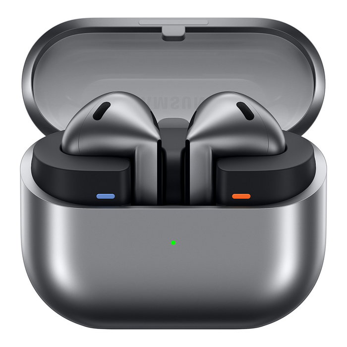 Samsung Galaxy Buds3 Auriculares Inalámbricos TWS Bluetooth 5.4, Cancelación Activa de Ruido IP57, Hasta 30h Autonomía, Plata