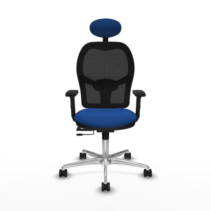 PIQUERAS Y CRESPO Silla de oficina Jorquera con mecanismo Sincro/Traslack Azul PIQUERAS Y CRESPO Silla de oficina Jorquera con mecanismo Sincro/Traslack Azul
