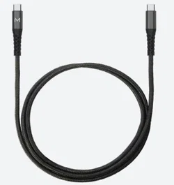 Mobilis Cable USB C 001342 Negro 1 m