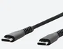 Mobilis 001342 Cable USB 1 m USB-C a USB-C (Macho/Macho) para Carga y Datos - Color Negro