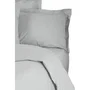 Juego de Cama Nórdica 220x240 cm y Fundas Almohada 60x60 cm 100% Algodón Reforzado Gris