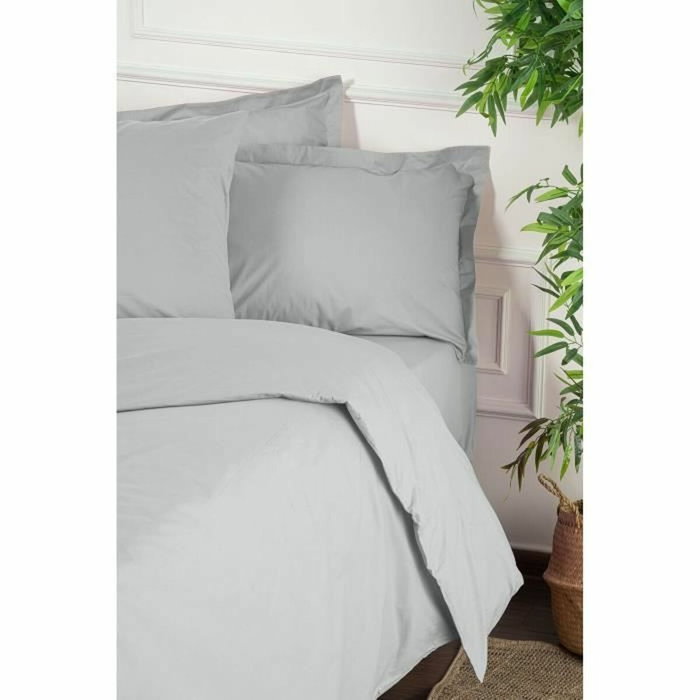 Aucune Juego de cama Gris con funda nórdica y 2 fundas de almohada