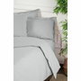Aucune Juego de cama Gris con funda nórdica y 2 fundas de almohada