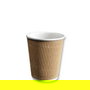 Bioworks Vaso de Papel Biodegradable Blanco 48 cl, Paquete de 500 Unidades