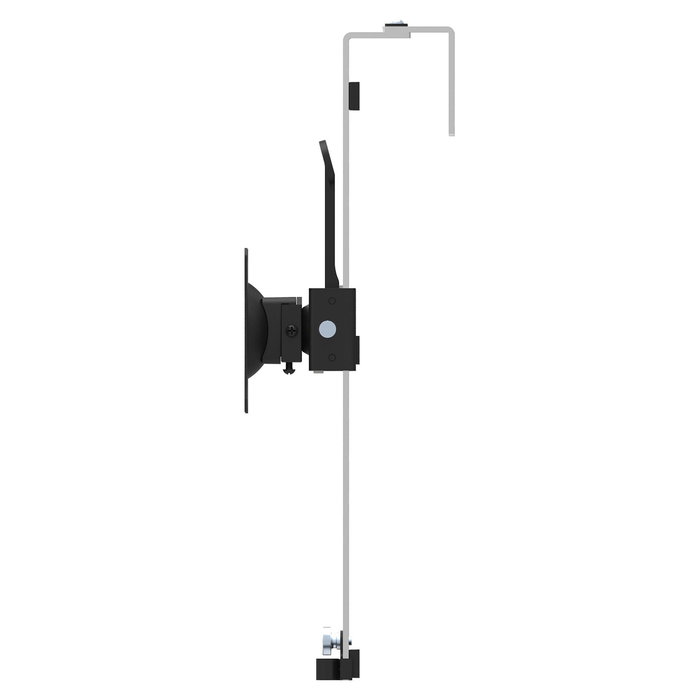 StarTech.com Soporte de Monitor para Cubículo - Brazo de Pared con Gancho o Abrazadera, Hasta 34 Pulgadas / 8 kg, VESA 75x75 y 100x100 mm, Inclinación y Giro Ajustable, Color Plata