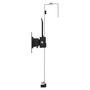 StarTech.com Soporte de Monitor para Cubículo - Brazo de Pared con Gancho o Abrazadera, Hasta 34 Pulgadas / 8 kg, VESA 75x75 y 100x100 mm, Inclinación y Giro Ajustable, Color Plata