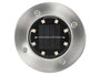 IBERGARDEN Set de 2 Luces Solares Luz Cálida Negro + Plata