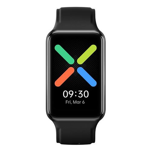 Oppo Watch Free Smartwatch Negro - Pantalla AMOLED Curva 1.64" 280x456, Monitoreo Sueño y Oxígeno, Frecuencia Cardíaca, +100 Modos Ejercicio, Bluetooth 5.0