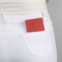 Zoozie Bags Cartera 4359 de Piel Auténtica para Mujer, con 6 Tarjetas y Billetero, Color Rojo