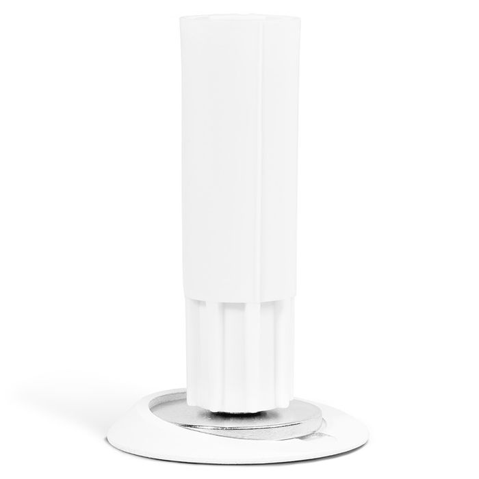 MANILLAS Tope Puerta Embutir Modelo Stoppino-2 Acabados Gris, Negro Y Blanco Acabado Blanco