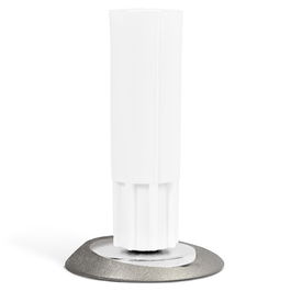 MANILLAS Tope Puerta Embutir Modelo Stoppino-2 Acabados Gris, Negro Y Blanco Acabado Blanco