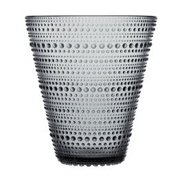 Iittala Jarrón Kastehelmi Diámetro 14 cm Altura 15,4 cm Gris (2 Unidades)