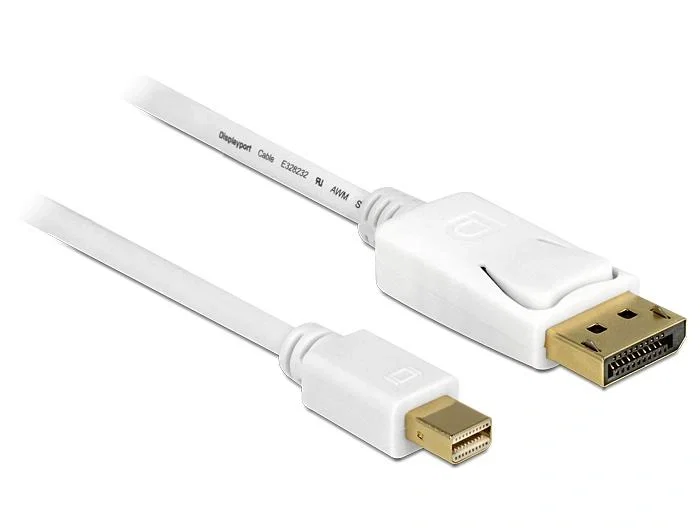 DeLOCK Cable Mini DisplayPort a DisplayPort 83483 Blanco