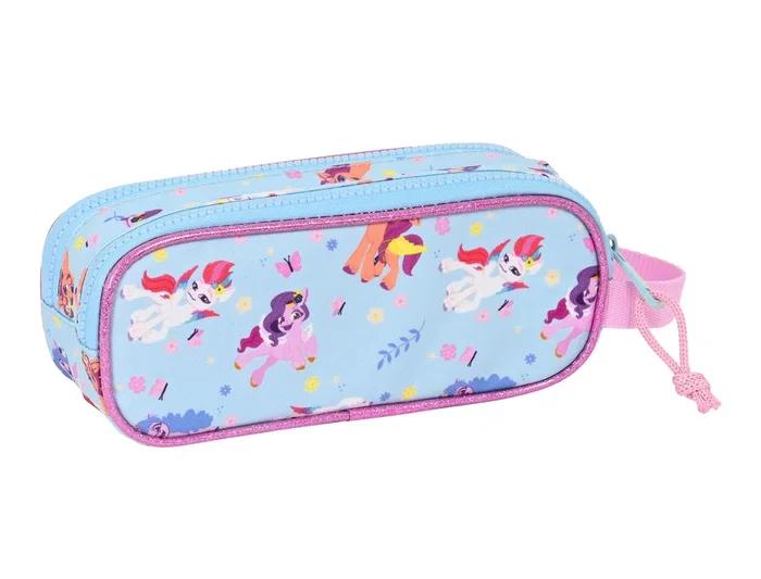 Portatodo Doble My Little Pony Wild & free Azul Rosa 21 x 8 x 6 cm