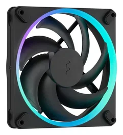Fractal Design Momentum 14 RGB Ventilador FD-F-MR1/1401 de 14 cm, Negro, 7 Aspas, LED RGB, PWM, FDB, 1800 RPM, 126.6 m³/h