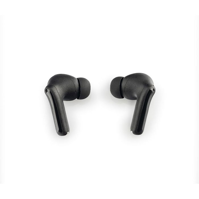 Daewoo Auriculares TWS Inalámbricos Bluetooth 5.4 Negro, Cancelación Activa de Ruido (ANC) y ENC, Pantalla Nivel de Carga, 35mAh auricular, 450mAh estuche