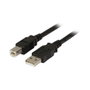 EFB Elektronik Cable USB 2.0 A-B de 3m Negro Premium