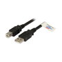 EFB Elektronik Cable USB 2.0 A-B de 3m Negro Premium