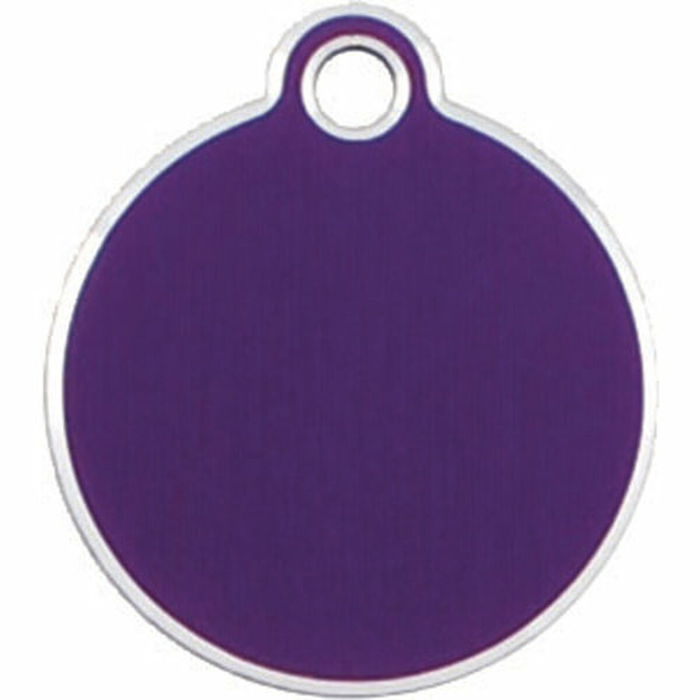 Placa identificativa para collar Imarc Circle Lila