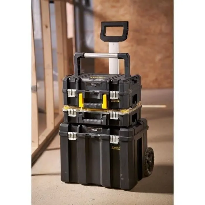 Stanley FMST1-80103 Carro de Taller Modular con 3 Módulos y Asa Extensible