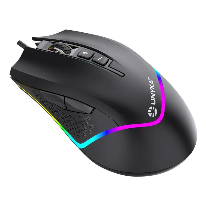 Unykach Nova M244 Ratón Gaming Óptico RGB 6400 DPI
