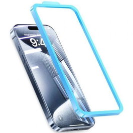 Vention Protector de Pantalla Cristal Templado Kumtcc-40 para iPhone 15 Pro Max + Herramienta de Instalación