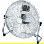 F-Air Ventilador de Suelo Potente 100W Ø45cm Plateado Retro Orientable 3 Velocidades para Negocios y Locales Comerciales