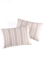 L'essentiel linge de maison Juego de Fundas de Almohada 50x70 cm, 2 Piezas, Beige, 65% Algodón 35% Poliéster