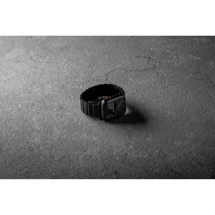 Nomad Nomad Strap Titanium Black V2 46mm/49mm Connector Black