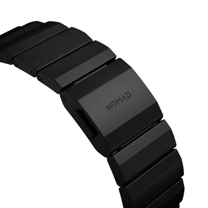 Nomad Nomad Strap Titanium Black V2 46mm/49mm Connector Black