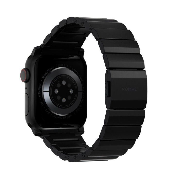 Nomad Nomad Strap Titanium Black V2 46mm/49mm Connector Black