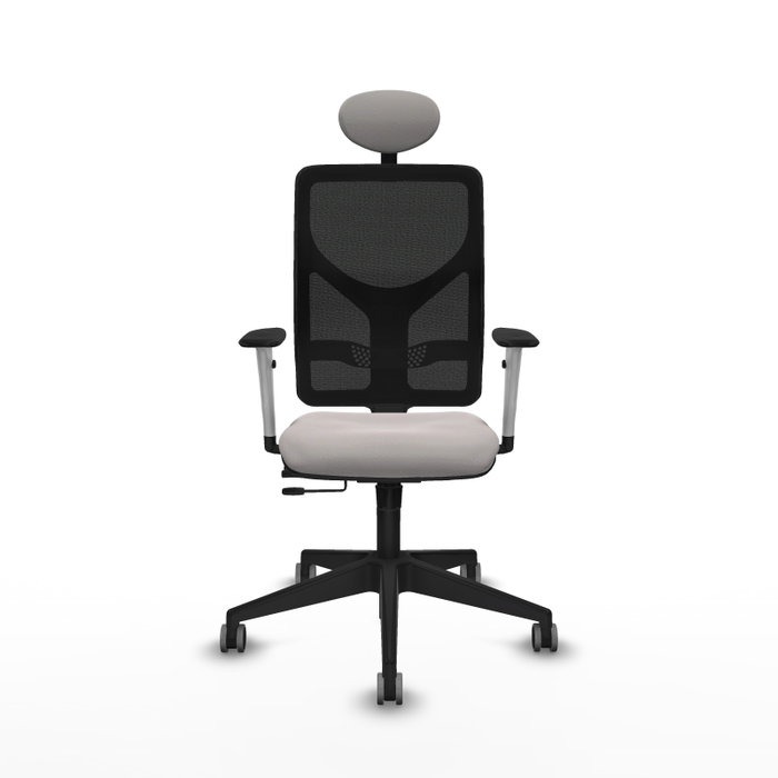 PIQUERAS Y CRESPO Silla de oficina Motilla con mecanismo Sincro/Traslack Blanco y Negro PIQUERAS Y CRESPO Silla de oficina Motilla con mecanismo Sincro/Traslack Blanco y Negro