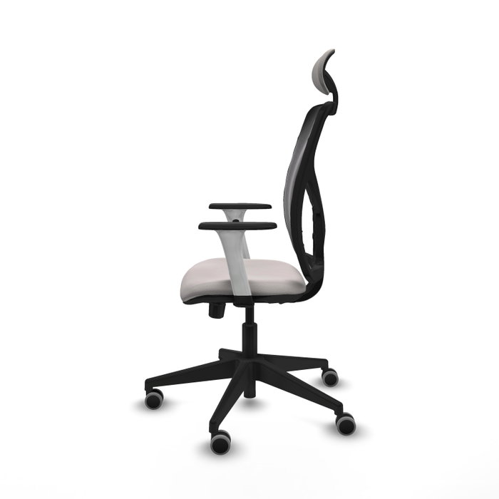 PIQUERAS Y CRESPO Silla de oficina Motilla con mecanismo Sincro/Traslack Blanco y Negro PIQUERAS Y CRESPO Silla de oficina Motilla con mecanismo Sincro/Traslack Blanco y Negro