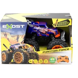 Exost Coche Teledirigido Phantom Force 1:16 EXO4891813202899 10 km/h 28.5 cm Morado y Naranja para Niños a Partir de 5 Años
