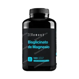 ZENEMENT Bisglicinato de Magnesio 180 Cápsulas - Apoyo Músculos, Sistema Nervioso y Reducción de Fatiga