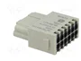 HARTING Han DD Quick-Lock module, hembra, 12 PIN, dorado