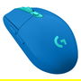 Logitech G305 LIGHTSPEED Ratón Gaming Inalámbrico Óptico, 12000 DPI, 1 ms, Azul, Para Mano Derecha, Sensor HERO, Receptor Nano USB Incluido