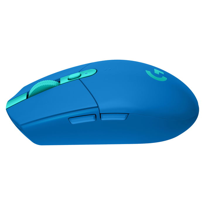 Logitech G305 LIGHTSPEED Ratón Gaming Inalámbrico Óptico, 12000 DPI, 1 ms, Azul, Para Mano Derecha, Sensor HERO, Receptor Nano USB Incluido